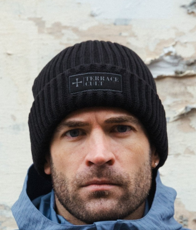 Premium Ribbed Beanie :: Black