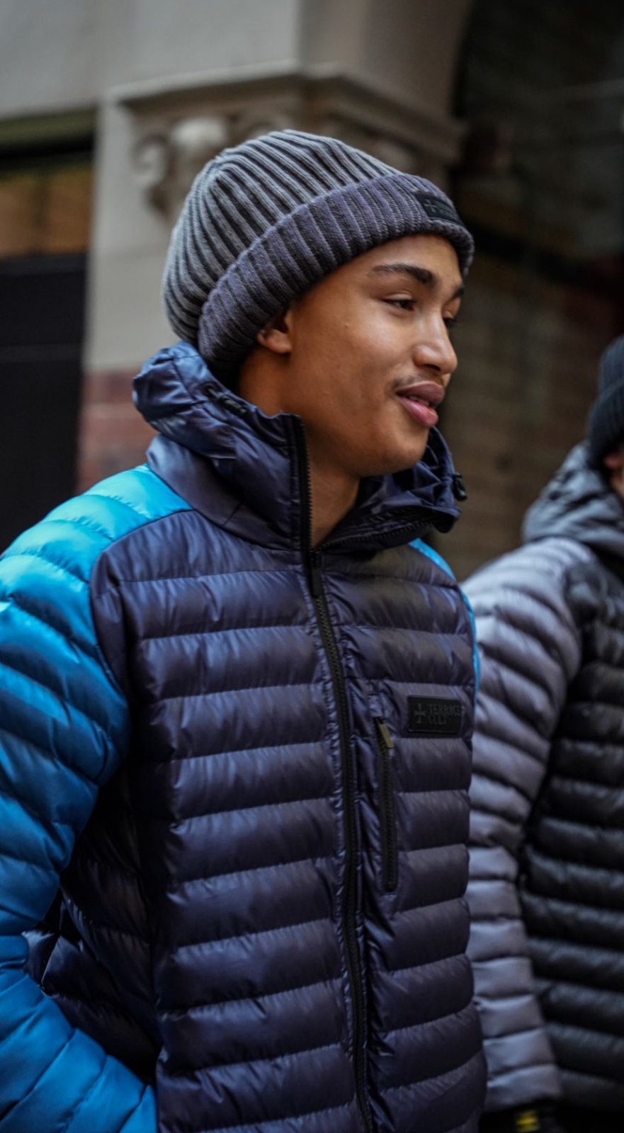 Angelo Insulated Hooded Jacket :: Navy/Infinity Blue