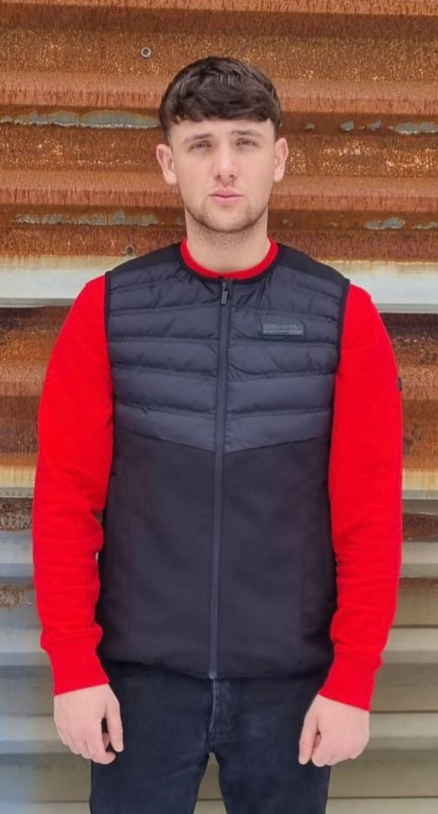 Franco Hybrid Gilet :: Black