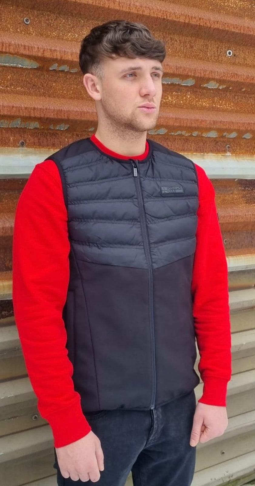 Franco Hybrid Gilet :: Black