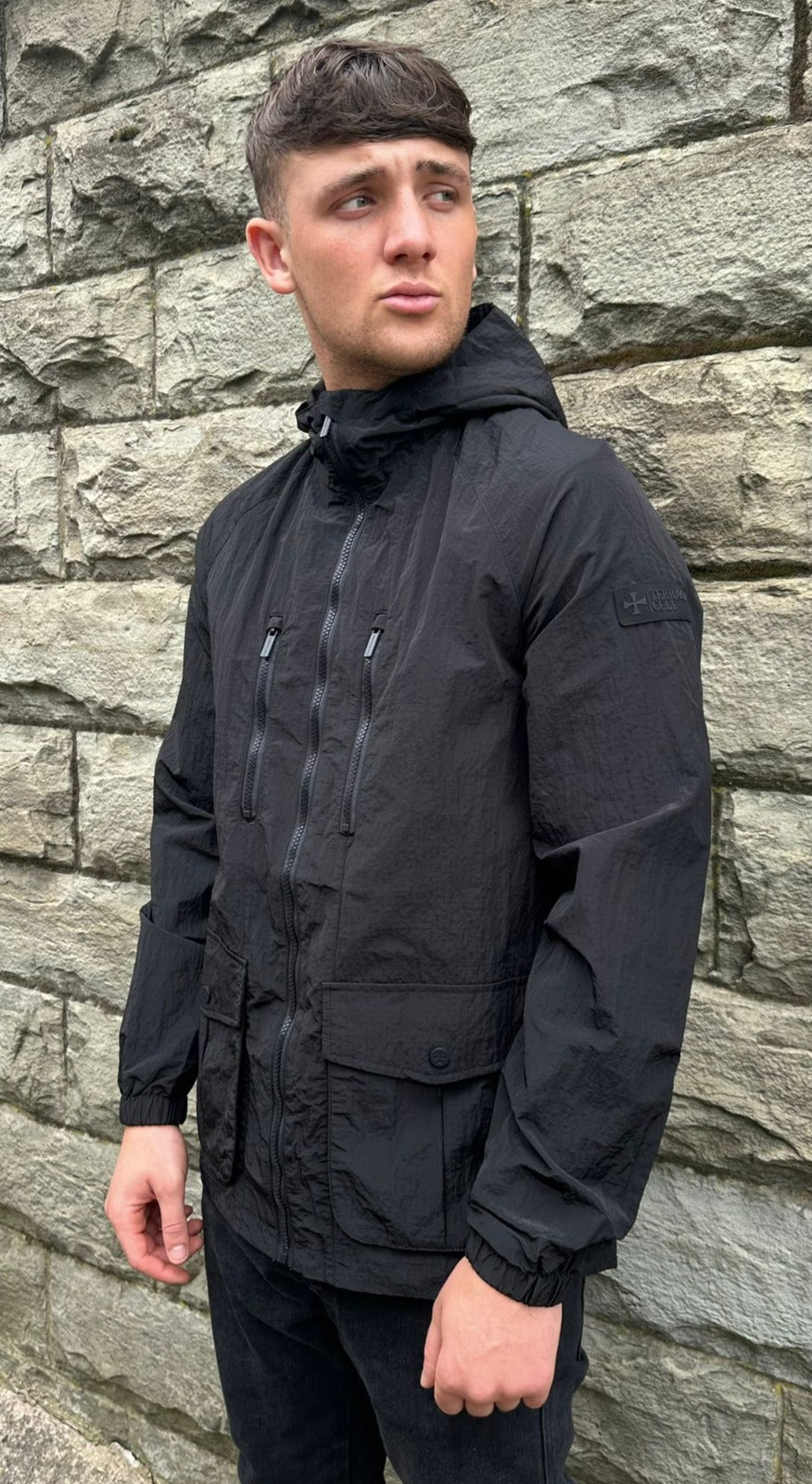 Tessio Ripstop Jacket :: Stealth Black