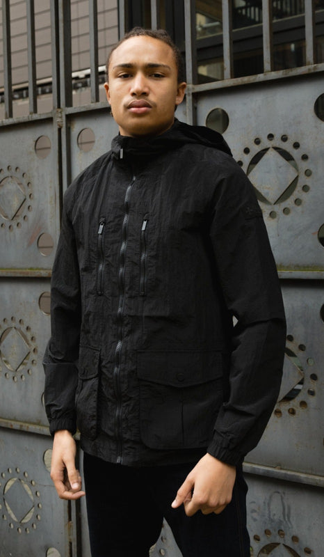 Tessio Ripstop Jacket :: Stealth Black